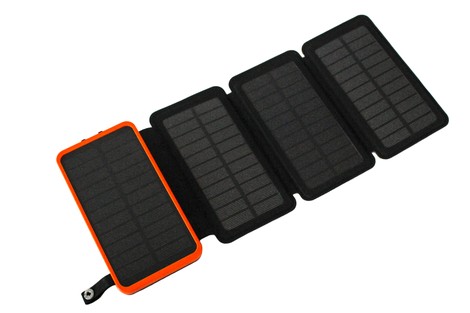 Скоростной внешний аккумулятор (Power Bank) Hiluckey Outdoor HI-S025+Solare с 4 солнечными панелями 25000 mAh