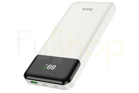 Оригинальный внешний аккумулятор (Power Bank) Hoco J102 Cool figure, PD20W+QC3.0, 10000mAh, белый