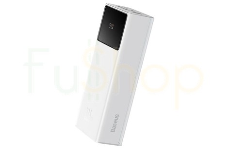 Оригинальный внешний аккумулятор (Power Bank) Baseus Star-Lord Digital Display Fast Charge, 30000mAh, 22.5W, белый (PPXJ080102)