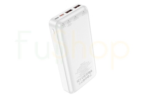 Оригинальный наружный аккумулятор (Power Bank) Hoco J101A Astute 22.5W, 20000mAh, белый